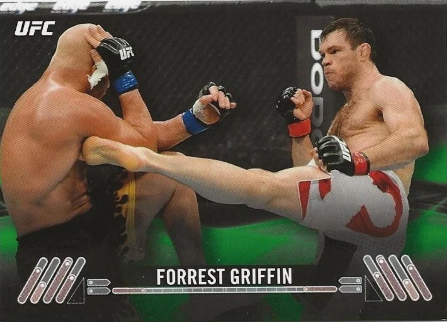 Forrest Griffin 2017 Topps UFC Knockout Base #11 Green