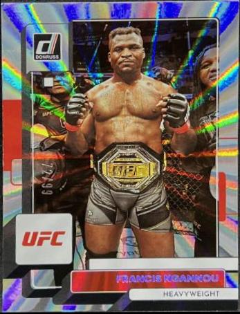 Francis Ngannou 2023 Panini Donruss UFC Base #190 Laser