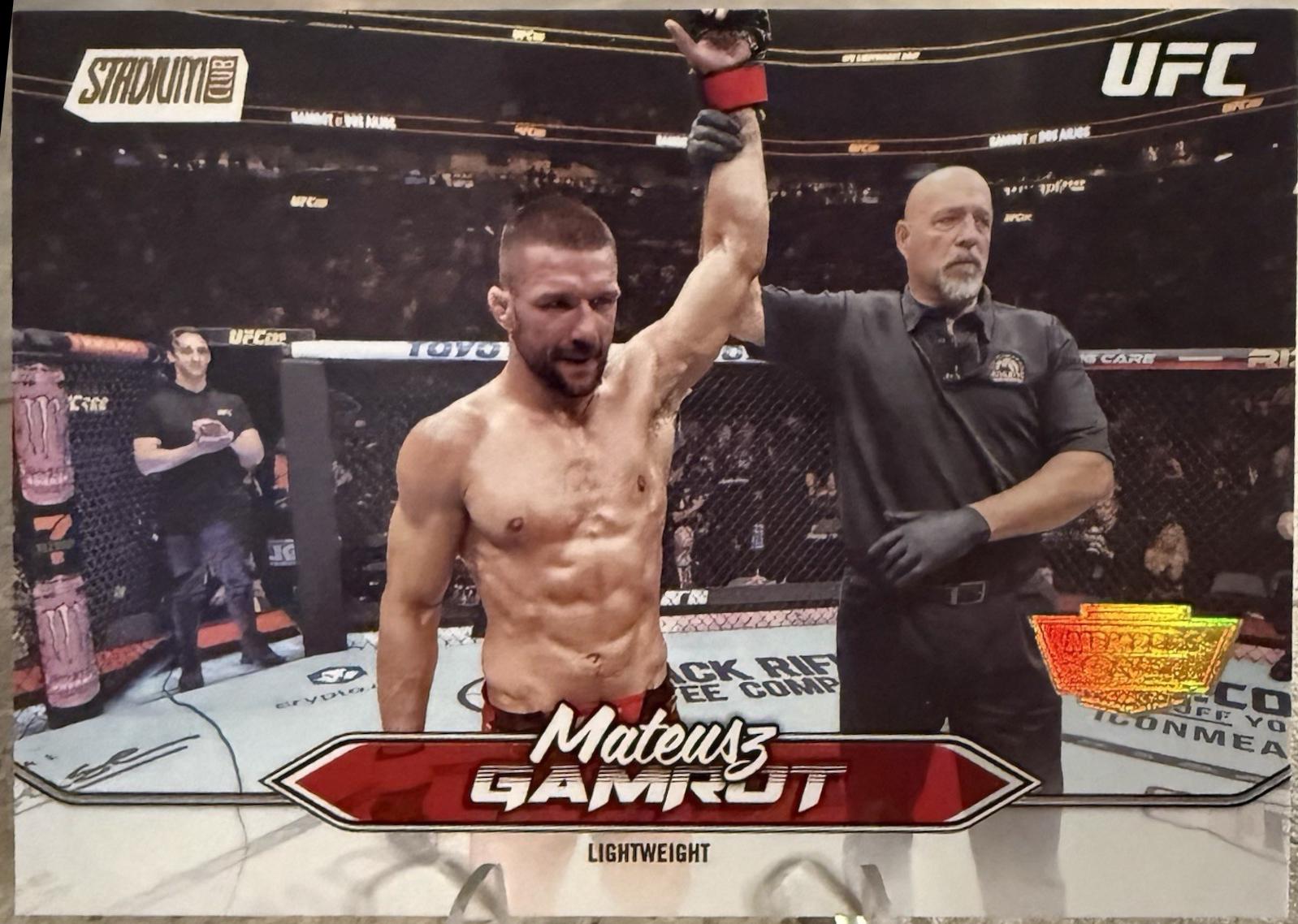 Mateusz Gamrot 2025 Topps Stadium Club UFC Base #141 Members Only