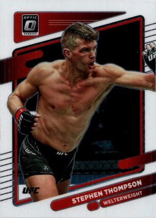 Stephen Thompson 2022 Panini Donruss Optic UFC Base #69 Gold Vinyl