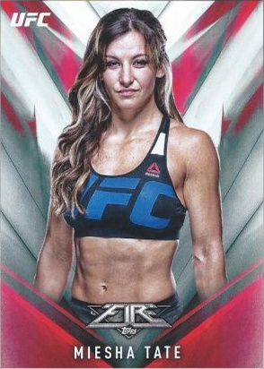 Miesha Tate 2017 Topps UFC Fire Base #15 Inferno