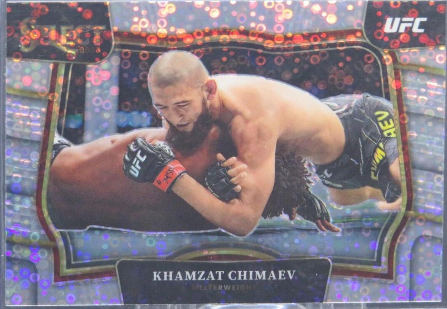 Khamzat Chimaev 2023 Panini Select UFC Octagonside #213 Disco