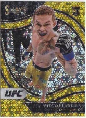 Diego Ferreira 2021 Panini Select UFC Octagonside #289 Gold