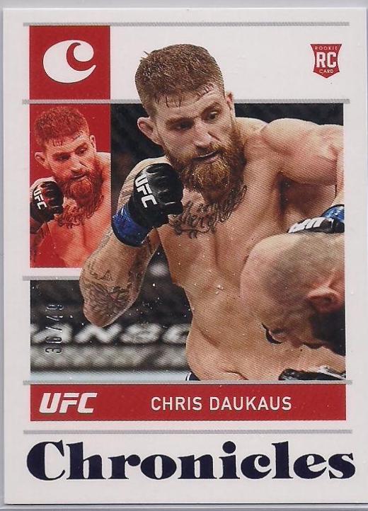 Chris Daukaus 2022 Panini Chronicles UFC Base Chronicles #88 Purple