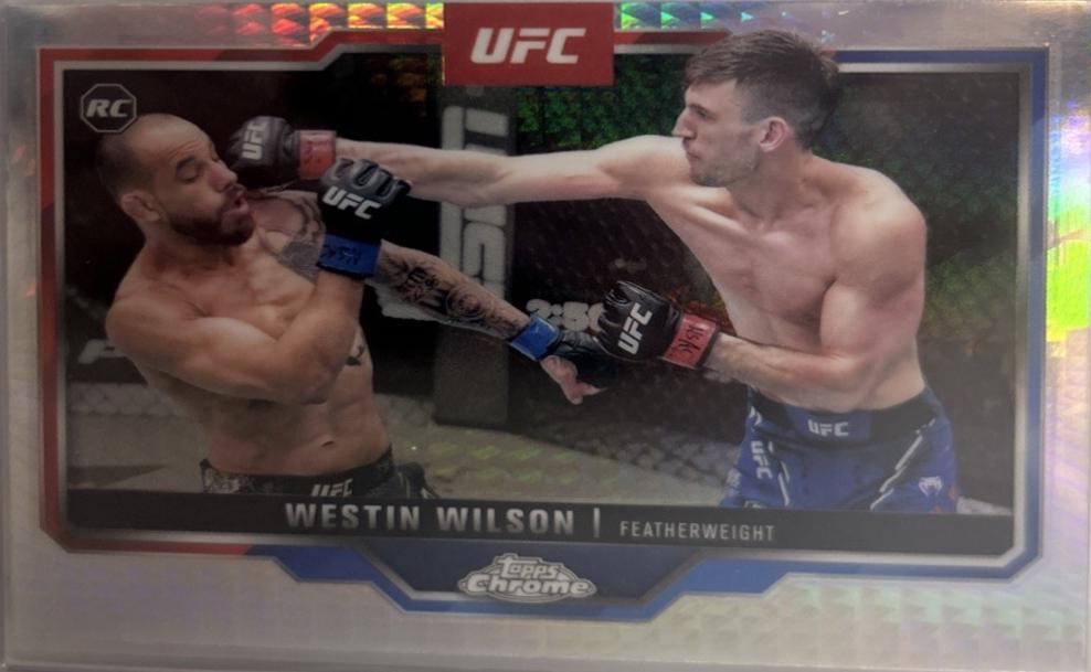 Westin Wilson 2025 Topps Chrome UFC Base #108 Prism Refractor