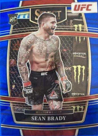 Sean Brady 2022 Panini Select UFC Concourse #31 Blue