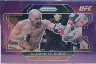 Glover Teixeira 2022 Panini Prizm UFC Base #81 Purple