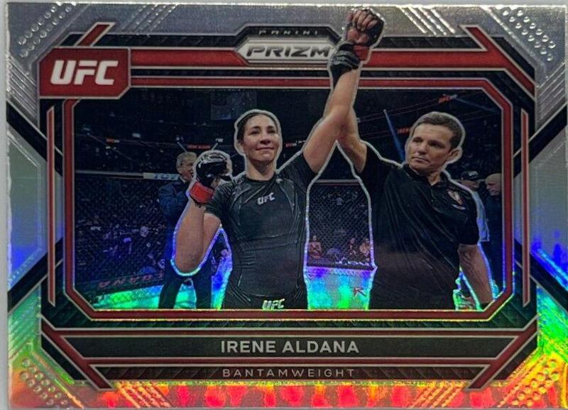 Irene Aldana 2023 Panini Prizm UFC Base #72 Silver