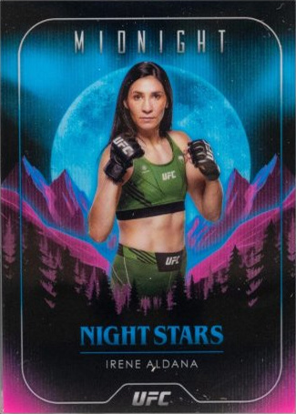Irene Aldana 2024 Topps Midnight UFC Night Stars #NS-5 Daybreak
