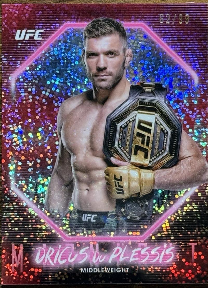 Dricus Du Plessis 2025 Topps Midnight UFC Base #13 Twilight