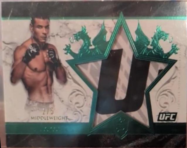 Paulo Costa 2025 Topps Royalty UFC Star Relics #SR-PC Green