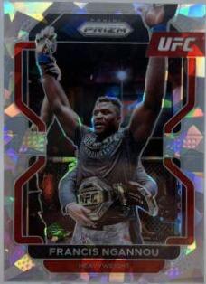 Francis Ngannou 2022 Panini Prizm UFC Base #153 Ice
