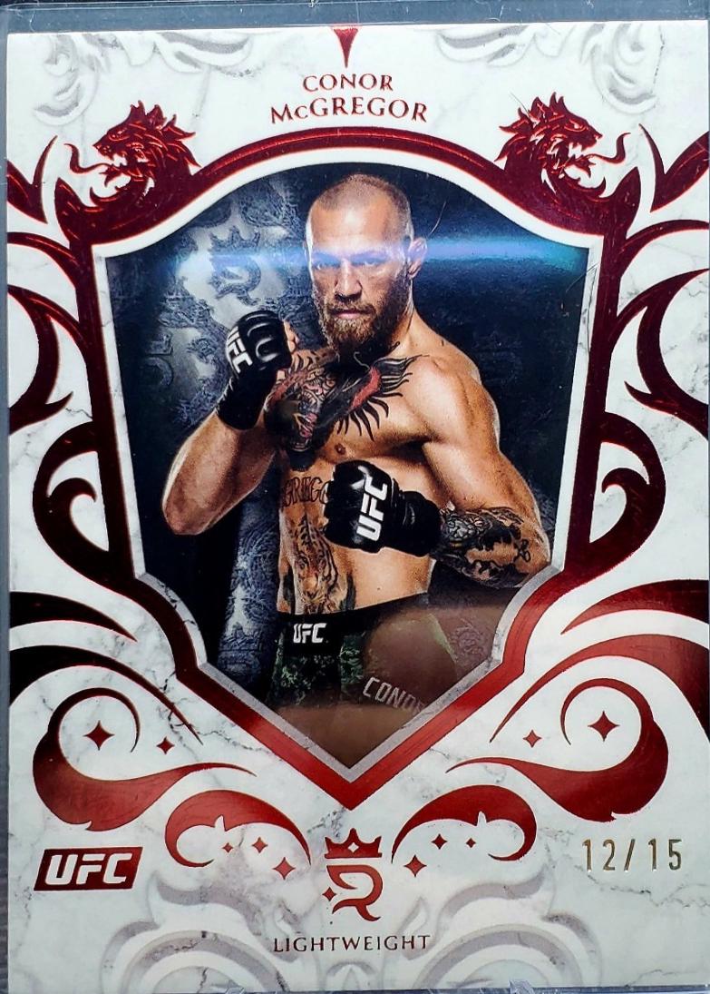 Conor McGregor 2025 Topps Royalty UFC Base #49 Red