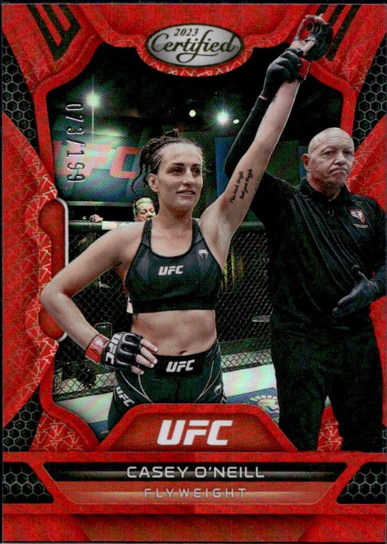 Casey O'Neill 2023 Panini Chronicles UFC Base Certified #231 Red