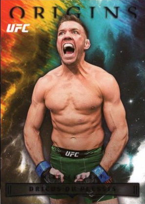 Dricus Du Plessis 2023 Panini Chronicles UFC Base Origins #138 Platinum