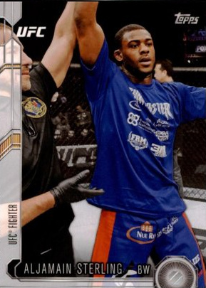 Aljamain Sterling 2015 Topps UFC Chronicles Base #227 Red