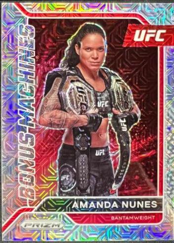 Amanda Nunes 2022 Panini Prizm UFC Bonus Machines #10 Mojo