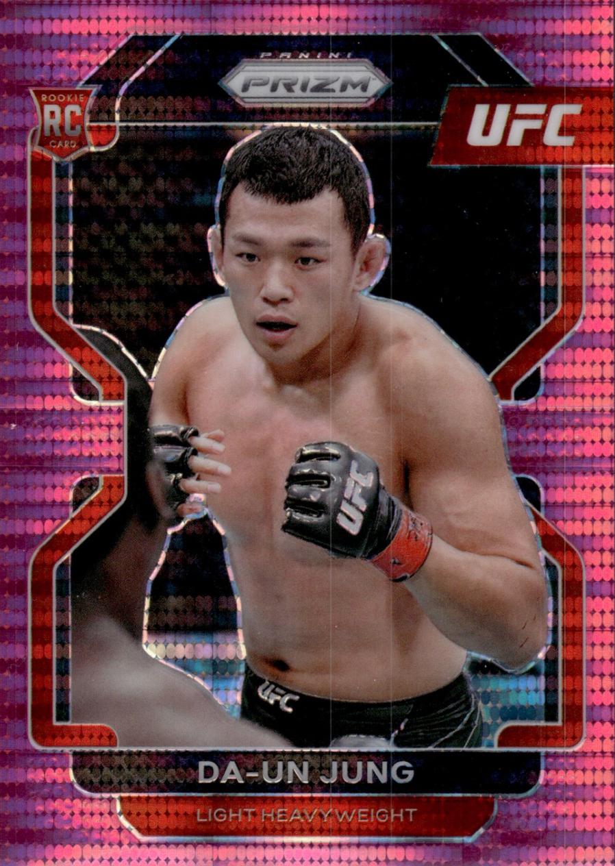 Da Un Jung 2022 Panini Prizm UFC Base #151 Pink Pulsar