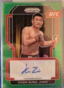 Chan Sung Jung 2022 Panini Prizm UFC Signatures #37 Green