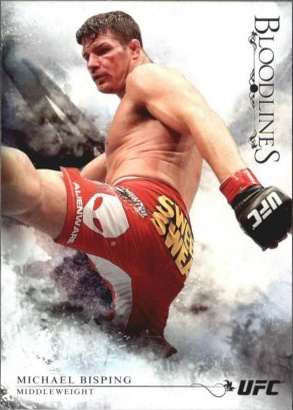 Michael Bisping 2014 Topps UFC Bloodlines Base #18 Platinum