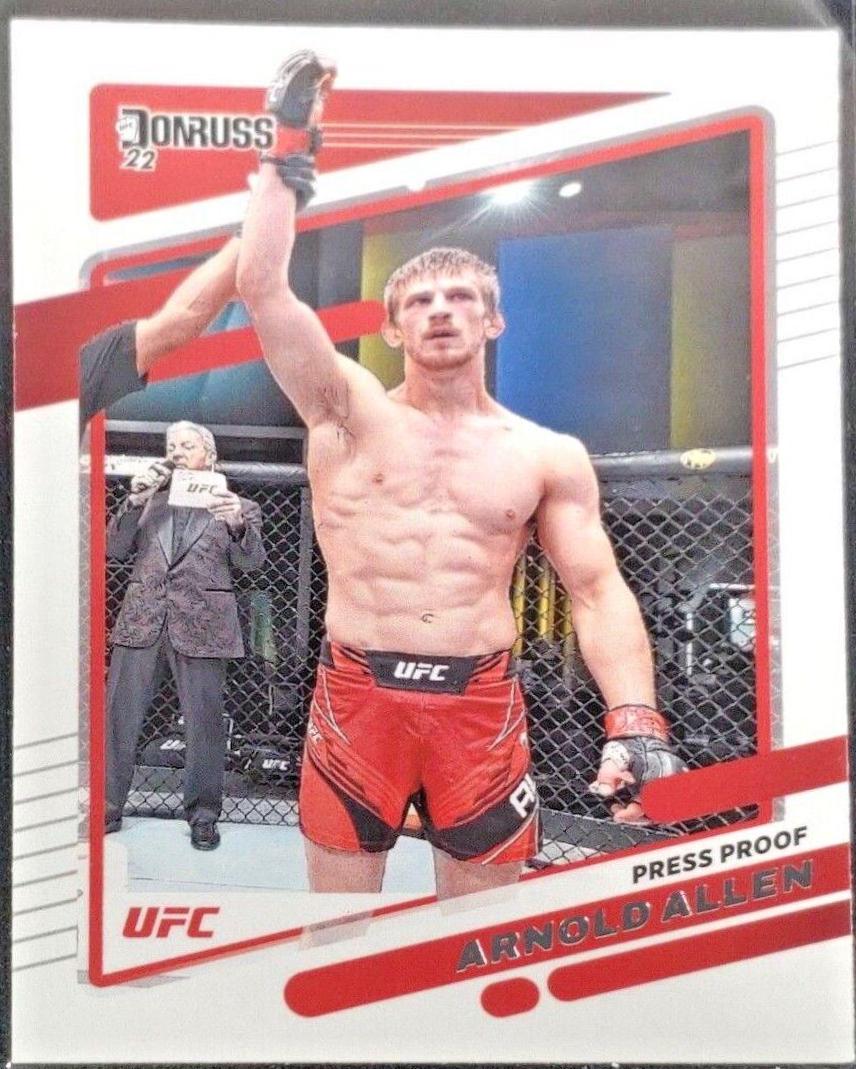 Arnold Allen 2022 Panini Donruss UFC Base #83 Silver