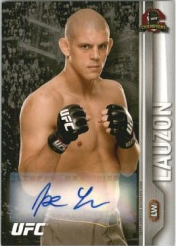 Joe Lauzon 2015 Topps UFC Champions Autographs #FA-JL Red