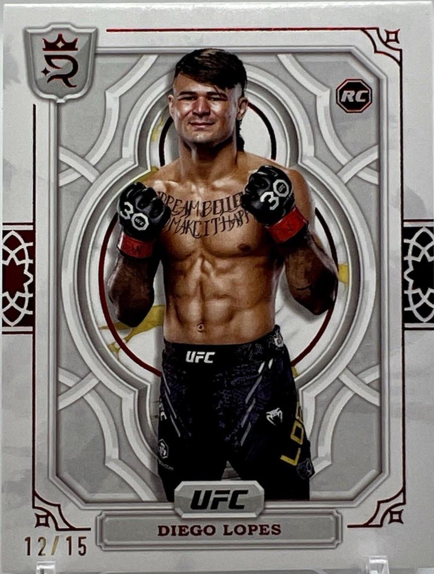 Diego Lopes 2024 Topps Royalty UFC Base #10 Red
