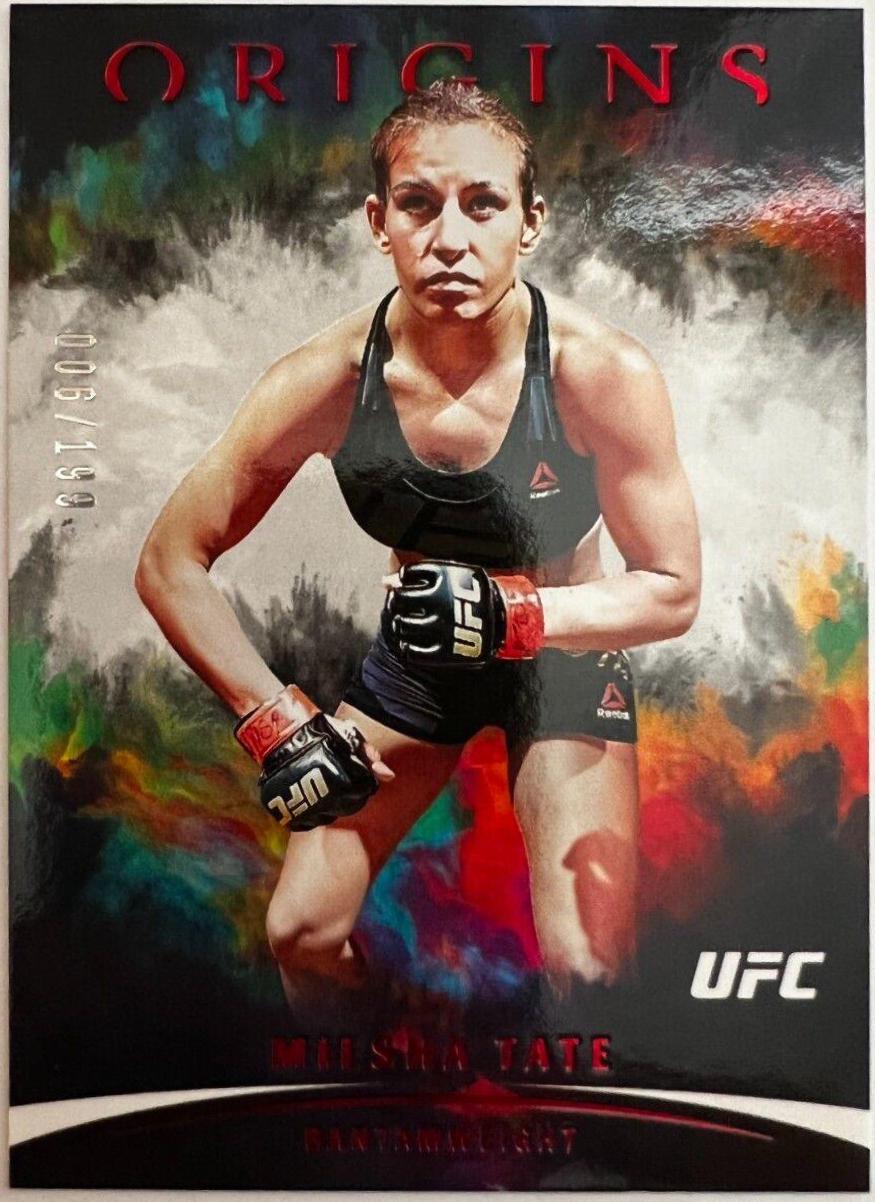 Miesha Tate 2022 Panini Chronicles UFC Base Origins #140 Red