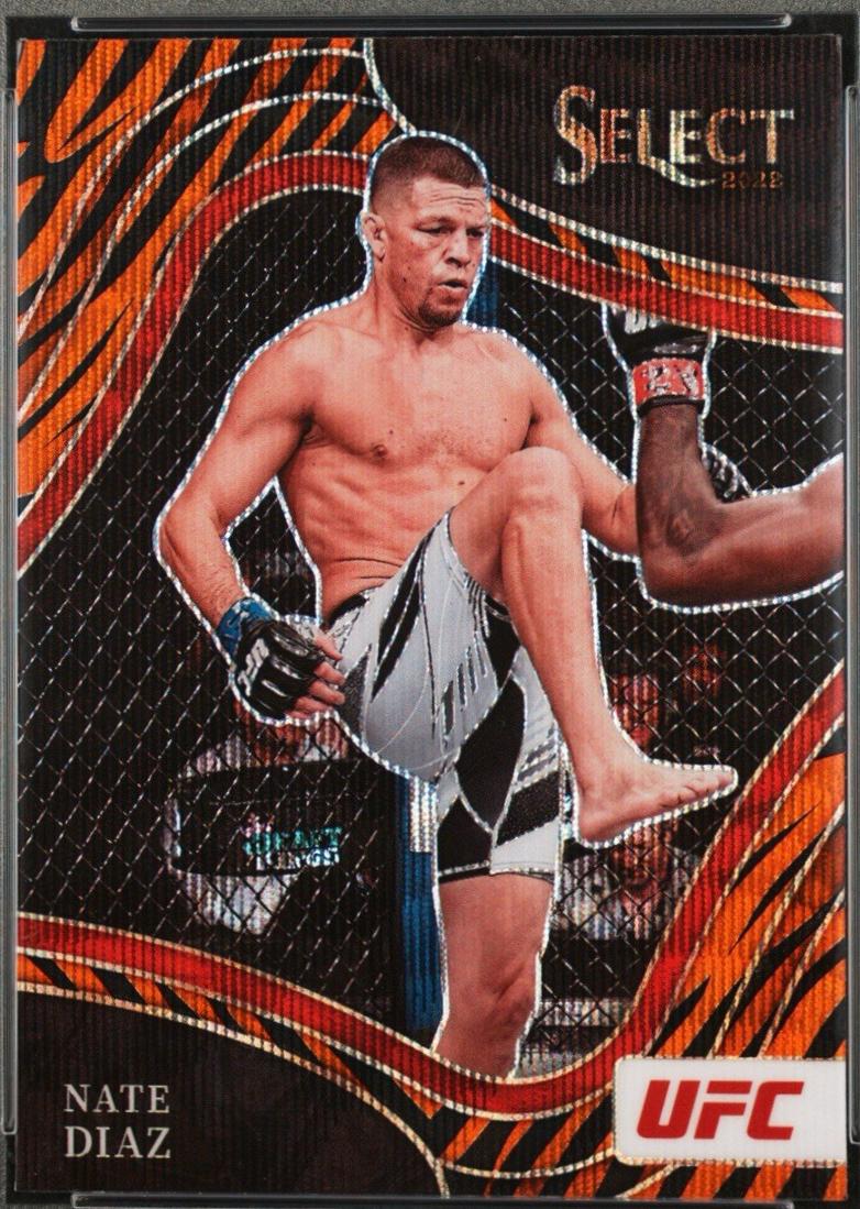 Nate Diaz 2022 Panini Select UFC Octagonside #292 Tiger