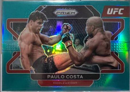 Paulo Costa 2022 Panini Prizm UFC Base #68 Teal