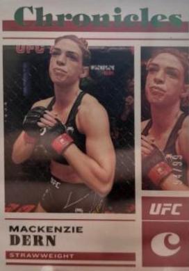 Mackenzie Dern 2023 Panini Chronicles UFC Base Chronicles #10 Green
