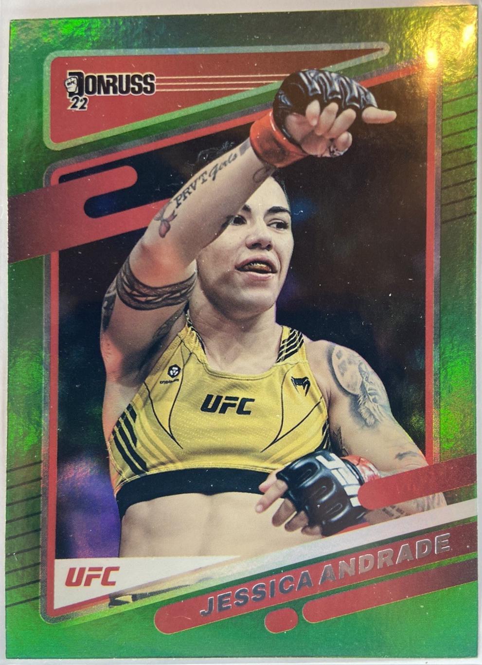 Jessica Andrade 2022 Panini Donruss UFC Base #176 Green