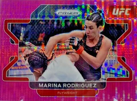 Marina Rodriguez 2022 Panini Prizm UFC Base #46 Pink Pulsar