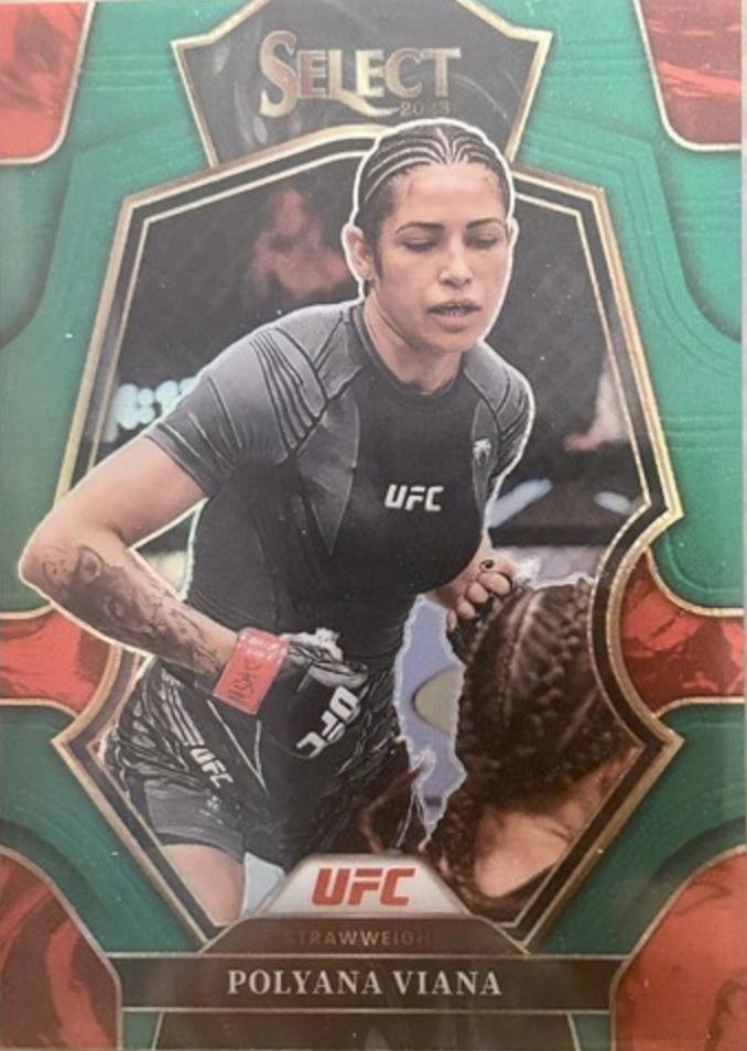 Polyana Viana 2023 Panini Select UFC Premier Level #169 Green