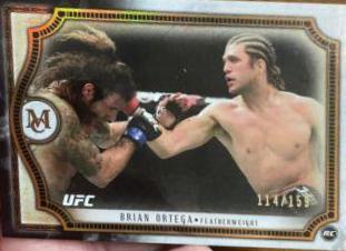 Brian Ortega 2018 Topps UFC Museum Collection Base #32 Copper