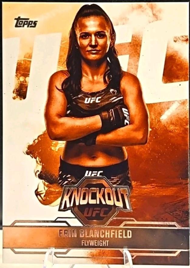 Erin Blanchfield 2025 Topps Knockout UFC Base #23 Black