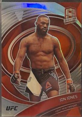 Jon Jones 2021 Panini Chronicles UFC Base Spectra #288 Red