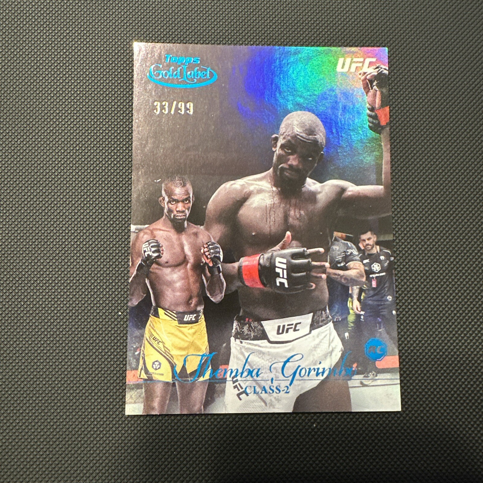 Themba Gorimbo 2024 Topps Gold Label UFC Base Class II #7 Blue