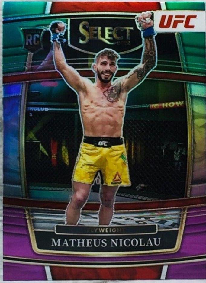 Matheus Nicolau 2022 Panini Select UFC Concourse #83 Tri Color