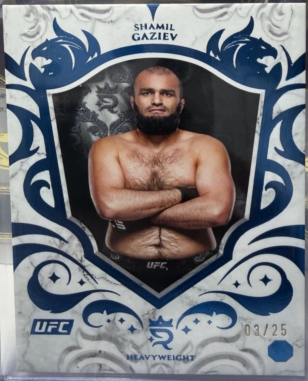 Farid Basharat 2025 Topps Royalty UFC Base #20 Blue