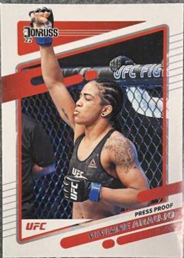Viviane Araujo 2022 Panini Donruss UFC Base #60 Silver