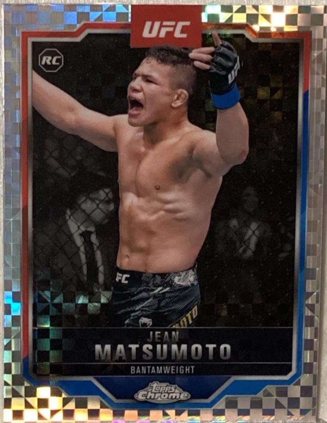Jean Matsumoto 2025 Topps Chrome UFC Base #52 X-Fractor