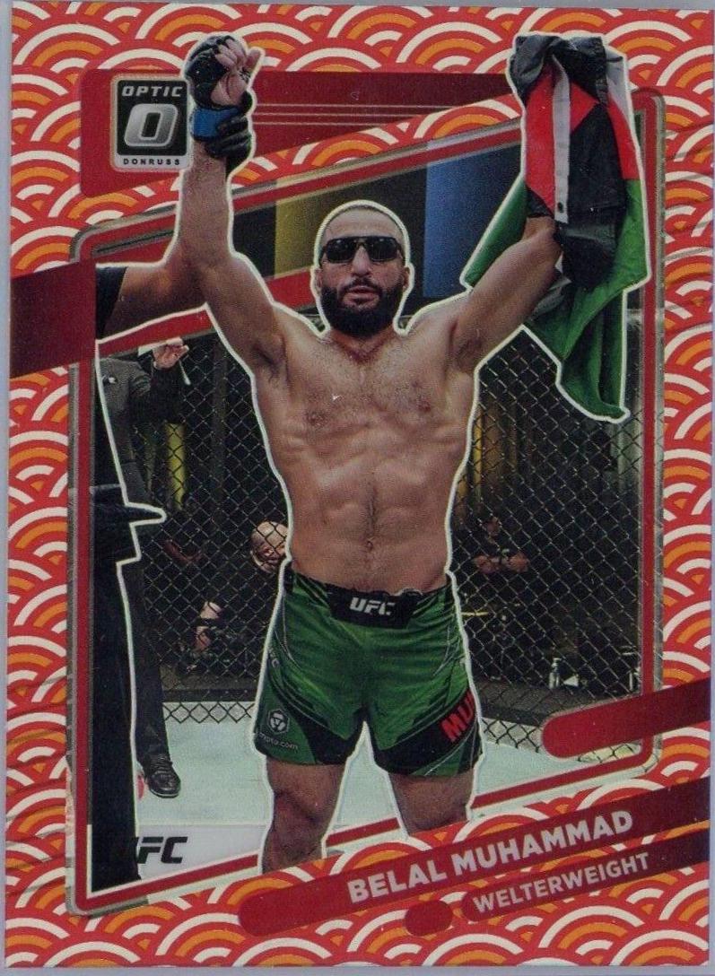 Belal Muhammad 2022 Panini Donruss Optic UFC Base #59 Photon