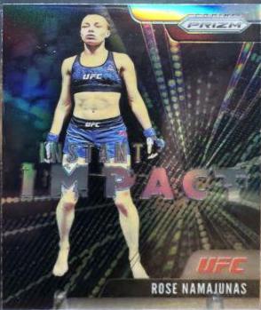 Rose Namajunas 2021 Panini Prizm UFC Instant Impact #16 Silver