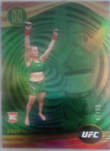Erin Blanchfield 2023 Panini Chronicles UFC Base Illusions #264 Green