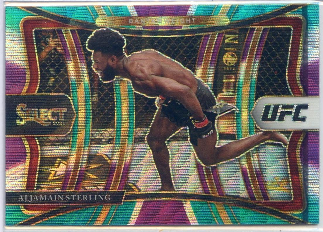 Aljamain Sterling 2021 Panini Select UFC Premier Level #151 Tri Color