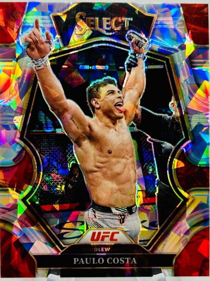 Paulo Costa 2023 Panini Select UFC Premier Level #149 Cracked Ice