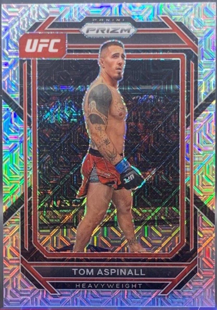 Tom Aspinall 2023 Panini Prizm UFC Base #138 Mojo