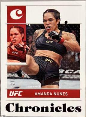 Amanda Nunes 2022 Panini Chronicles UFC Base Chronicles #49 Purple