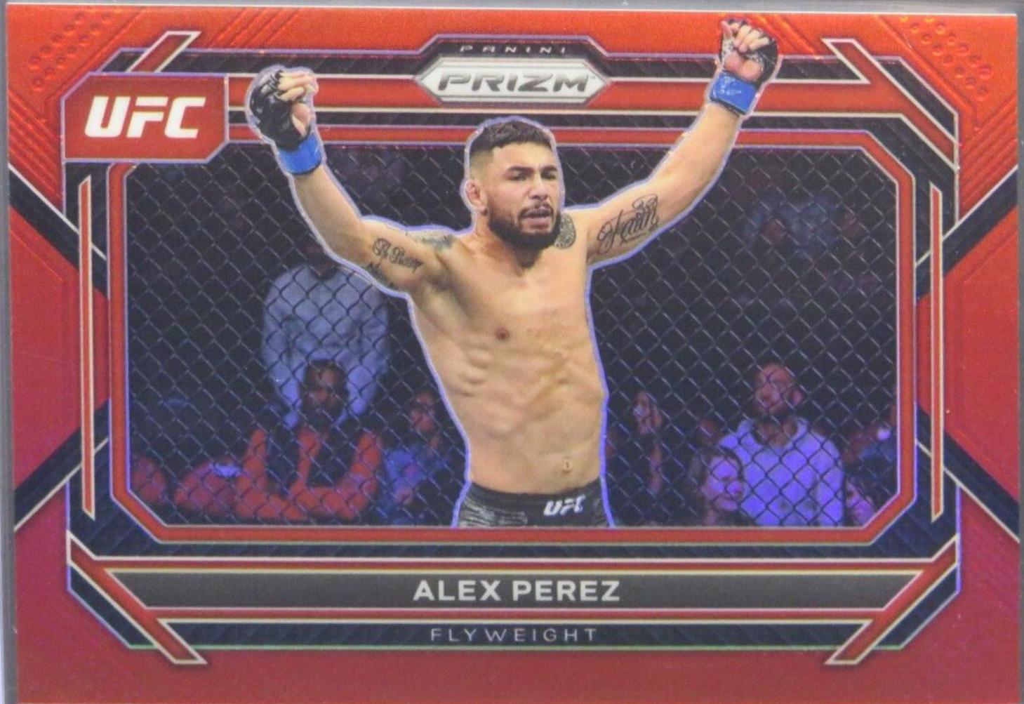Alex Perez 2023 Panini Prizm UFC Base #26 Red